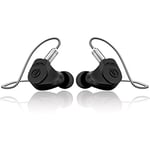 EarSonics Onyx - Écouteurs Intra-Auriculaires 3 Voies / 4 Drivers Hybrides - Haute fidélité pour audiophiles - Matériaux et Technologies Haut de Gamme – Écoute Musicale exceptionnelle.