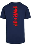 Urban Classics ACDC - PWR T-Shirt (3XL,light navy)