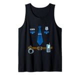 Police Costume Cop Uniform Officer Halloween Women Men Boys Tank Top