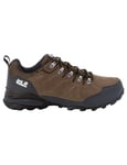 Jack Wolfskin Homme REFUGIO TEXAPORE LOW M Chaussure de Trail, Marron / Phantom, 46 EU