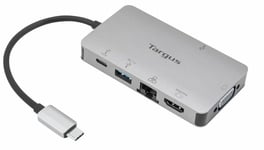 Targus USB-C DP Alt Mode Single Video 4K HDMI/VGA Docking Station with 100W Powe