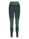 Hummel Hmlclea Seamless Mid Waist Tights Grön