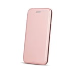 Flip cover med stativ funktion til iPhone 15 Pro rosa guld