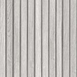 Hode Grey Wood Panel Wallpaper Wood Effect Vinyl Wrap Self Adhesive, 3D Slat Wall Panelling Peel and Stick Living Room Wallpaper, Waterproof, Light Grey, 40cmx6m