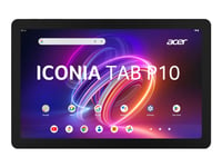 Acer Iconia Tab P10 P10-21Q - Tablet - Android 14 - 256 Gb Ufs Card - 10.4" Ips (2000 X 1200) - Microsd-Spor - Jerngrå