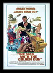 James Bond (The Man with Golden Gun One-Sheet 30 x 40 cm Objet Souvenir