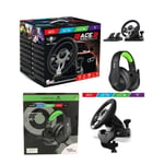 Volant et pédales de jeu Race Pro Wheel 2 Xbox Séries X|S PS4 SWITCH PC SPIRIT OF GAMER + CASQUE GAMER X|S PS4 PS3 SWITCH PC