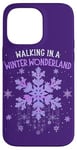 iPhone 14 Pro Max Walking In A Winter Wonderland Tie Dye Snowflake Christmas Case