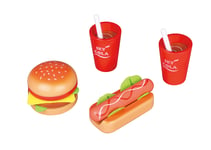 Small Wood - Lunch for Two – Hamburger and Hot Dog Set Menu (L40152)