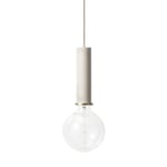 ferm LIVING Collect taklampe stor lysegrå