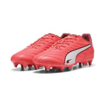 PUMA King Pro Sg Unlimited - Glowing Red/hvit/red Fire - Vått Gress (Sg), størrelse 43