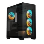 LOGIX Gigabyte by LOGIX Panoramic AMD Ryzen 7 Tower Gaming PC with Nvi