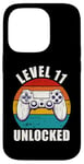 iPhone 14 Pro Level 11 Unlocked Funny Video Gamer 11 Birthday 11 Year Old Case