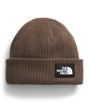 THE NORTH FACE Men's Salty Lined Beanie Hat, Smokey Brown, One Size