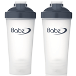 2 x 0.7 Litre Jumbo Sports Water Drink Bottle Protein Shake Gym Dieting 700ml