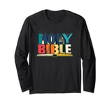 Cool Holy Bible Book Long Sleeve T-Shirt