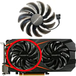 GIGABYTE GeForce P106-100 GTX1060 WINDFORCE OC MINING foucorporelle carte remplacement ventilateur T129215SU - Type left fan