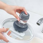 Automatic Liquid Adding Soap Dispensing Palm Brush Brush Cleaner Push-type