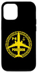 Coque pour iPhone 12/12 Pro P-8 Poseidon Avion militaire vintage vieilli