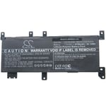 vhbw batterie compatible avec Asus VivoBook X442UQ, X442UR laptop (4750mAh, 7,6V, Li-Polymère, noir)