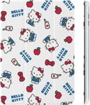 Hello Kitty Étui Pour Ipad 2020 Matériau Tpu Antichoc Réglage Automatique De L'angle De Veille/Réveil Mignon Housse De Protection Transparente 10.2in