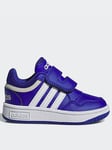 adidas Sportswear Infant Hoops 3.0 Velcro Trainers - Blue, Blue, Size 3 Younger