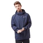 Berghaus Men's Maitland GORE-TEX IA Waterproof Jacket with 3-in-1 Compatibility, Mens Raincoat, Men's Hiking & Outdoor Recreation Clothing, Blue, S