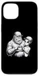 Coque pour iPhone 13 Funny Cryptid Bigfoot Alien Love Valentine Monster Femme Homme