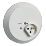 SCHNEIDER ELECTRIC ARTIC VALAISINPISTORASIA 2-NAPAINEN + SUOJAKOSKETIN (E189507800)