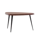 Cassina - 527 Mexique, Table Mat Black Legs, 118x80x70, Glossy Laquered, Comfort - Soffbord - Charlotte Perriand - Grå - Metall/Trä