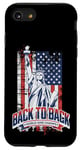 Coque pour iPhone SE (2020) / 7 / 8 Motif America Back to Back WorldWar Champs Pride