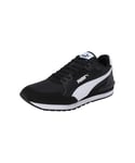 PUMA Mixte St Runner v4 NL Sneaker, Black White, 40 EU