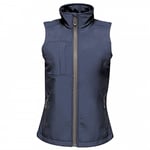 Regatta Gilet Softshell sans manches Femme Imperméable, respirant E Coupe-Vent Octagon II Bodywarmers Femme Navy(Seal Grey) FR: XL (Taille Fabricant: 18)