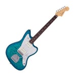 Fender 2024 Collection Made in Japan Hybrid II Jazzmaster Quilt Aquama