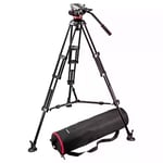 Manfrotto 546B Aluminium Twin Leg Tripod and 502 Fluid Head Kit