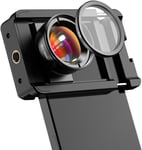 Objectif Macro Pour Iphone 14 Pro,Objectif Téléphonique 100 Mm+Filtre Cpl,Accessoire D'objectif Macro Pour Iphone/Samsung Galaxy/Oneplussamsung Galaxy/Oneplus