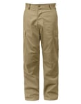 Rothco BDU Byxor - (Khaki, Small / 27"-31") 27"-31" Khaki