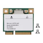 Mini PCIE -verkkokortti Wifi6 3000Mbps nopea langaton Wifi-kortti 802.11ax/ac 2.4G 5GHz verkkokorttisovitin