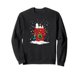 Peanuts - Snoopy Woodstock Christmas Lights House Sweatshirt