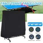 67'' Ping Pong Tennis Table Cover Waterproof Outdoor Folding Oxford Protector UK