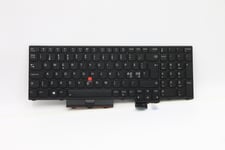 Lite-On - Ersättningstangentbord För Bärbar Dator - Med Trackpoint - Bakgrundsbelyst - Qwerty - Nordisk - Svart - För Thinkpad P15 Gen 1 20St, 20Su  T15g Gen 1 20Ur, 20Us