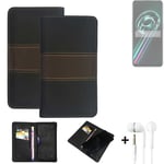 Phone Case + earphones for Realme 9 Pro Plus Wallet Cover Bookstyle protective