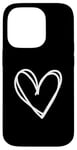 Coque pour iPhone 14 Pro T-shirt graphique Happy Valentines Day Heart pour femme