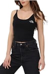 THE NORTH FACE NF0A55AQJK3 W Slim Crop Tank Vest Femme TNF Black Taille XL