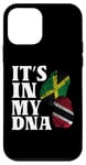 iPhone 12 mini Trinidadian Plus Jamaican Mix DNA Flag Heritage Case