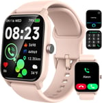 Montre Connectée Femme Avec Appel Bluetooth - 1,8"" Smartwatch Femme Avec Alexa,Montre Sport Avec 110+ Sportifs,Podomètre,Moniteur De Fréquence Cardiaque/Spo2/Sommeil,260+ Cadrans,Pour Android Ios