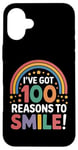 iPhone 16 Plus 100th Day of School I've Got 100 Reasons to Smile Case