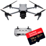 DJI Air 3S + DJI RC-N3 + SanDisk Extreme microSDXC 128GB 200MB/s