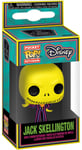 Nightmare Before Chrismas - Pocket Pop Keychains - Blacklight Jack