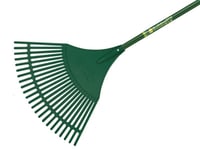 Bulldog Evergreen Plastic Leaf Rake Aluminium Shaft BUL7128